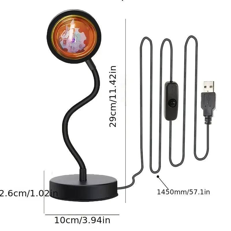 CosmoGlow™ Sunset Glow Lamp