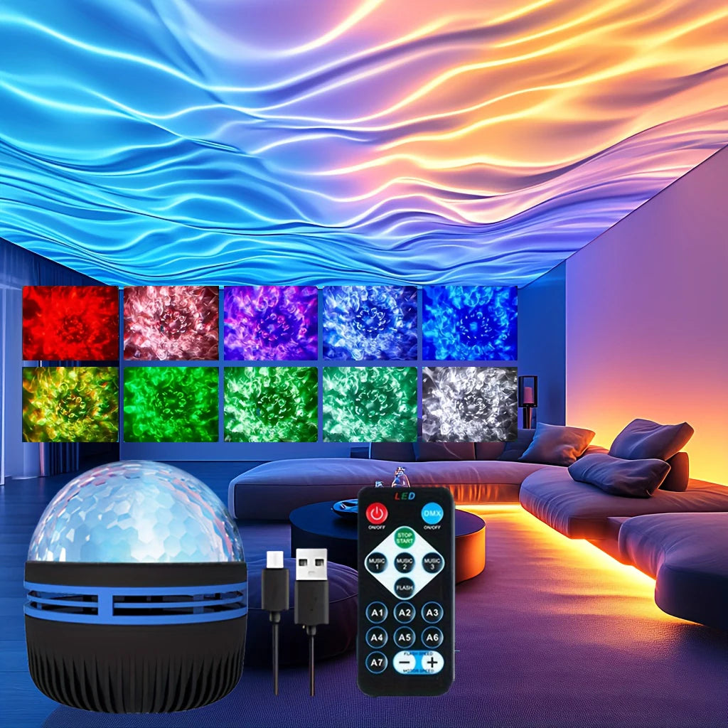 🌊 CosmoGlow™ Ocean Star Projector